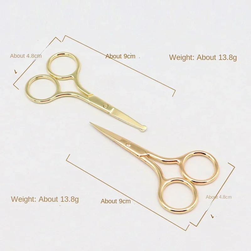 Multi-Functional Stainless Steel Makeup & Grooming Scissors 9CM