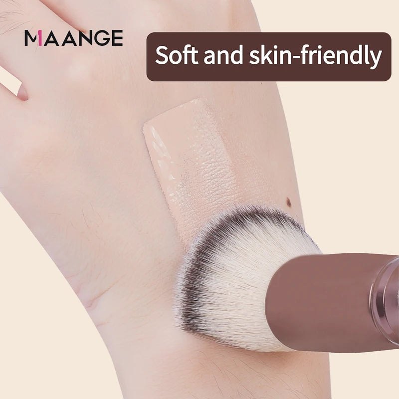 Multipurpose Makeup Brush Set for Foundation, Concealer, Powder, Blush & Contour - Soft Dense Bristles