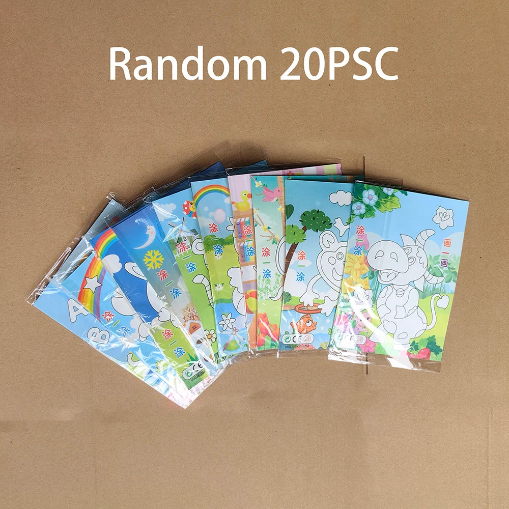 Children's 3D Sticker Sheets - Cartoon Animal Designs, Christmas Gift Set, Handmade Craft