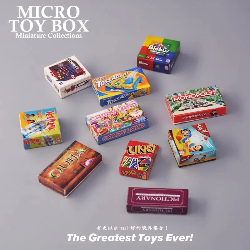 Miniature Toy Supermarket Set - Smallest Alloy Collectible Toy, No Box