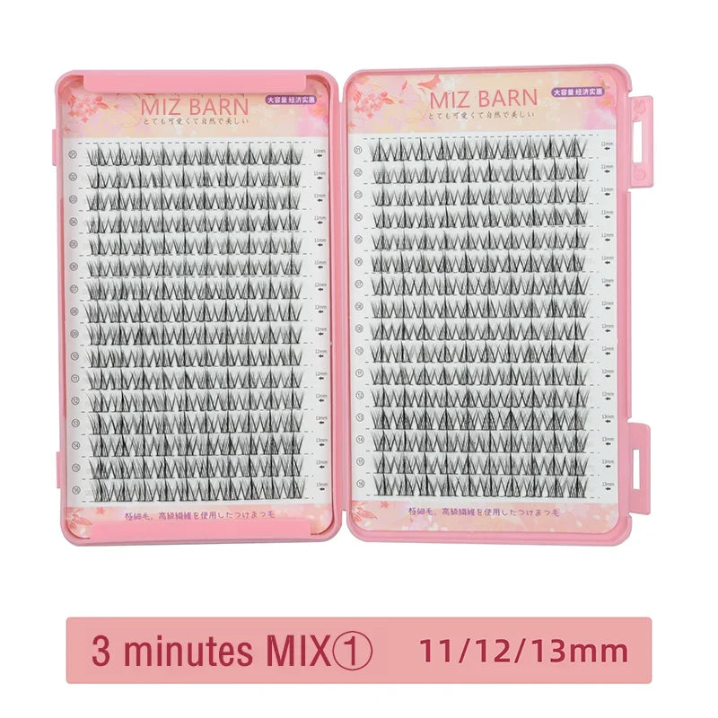 High Capacity 32 Rows Eyelash Extension Clusters for Professional & Personal Use