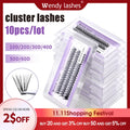 Natural Style Cluster Eyelashes 10D 20D 30D 40D Bundles Handmade 10-20 Pieces
