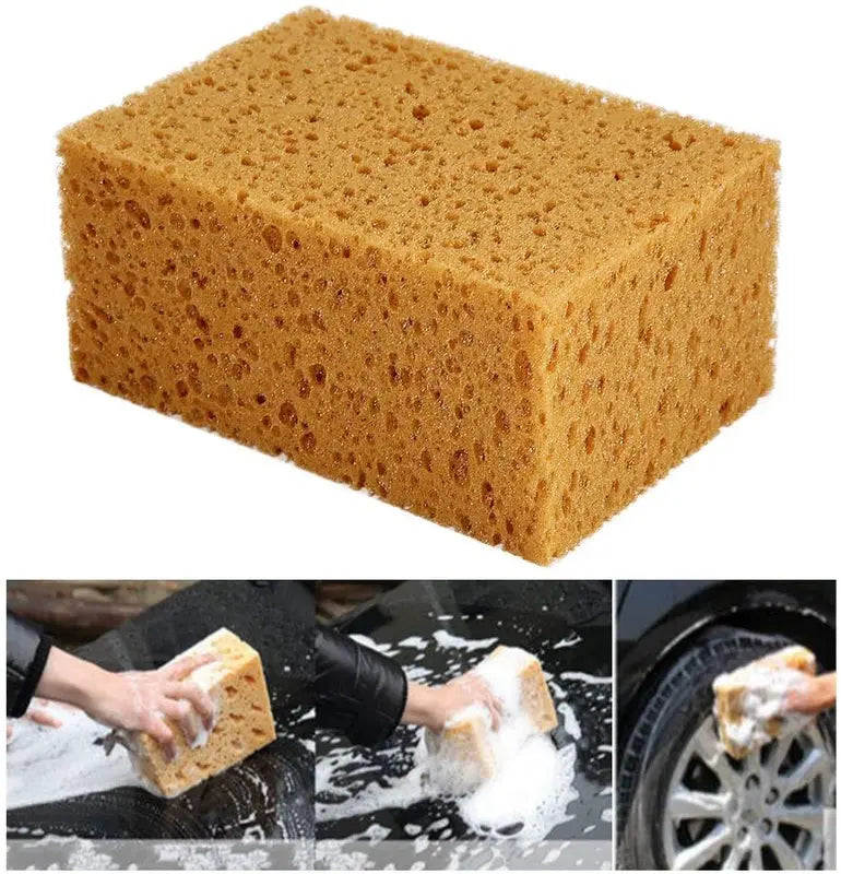 Large Honeycomb Car Washing Sponge for Auto Detailing & Motorcycle Cleaning