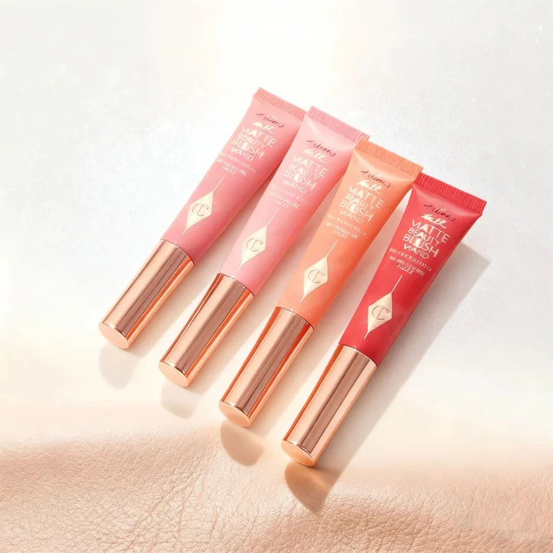Waterproof Matte Lipstick with Glitter Finish - Durable Lip Makeup Wand
