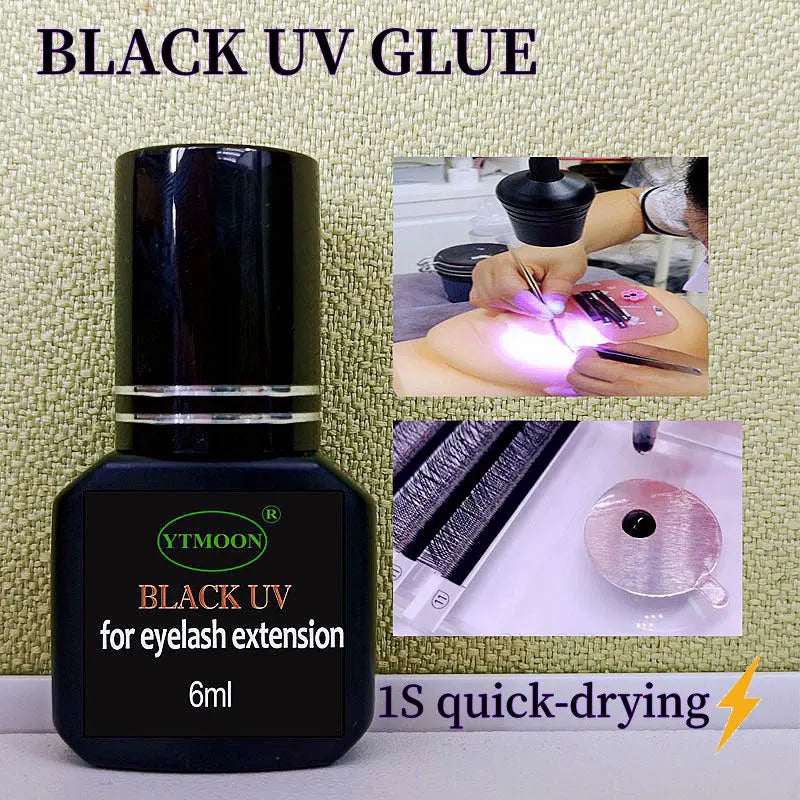 UV Eyelash Glue Gel 6ml Fast-Drying Lash Extension Adhesive with UV Curing