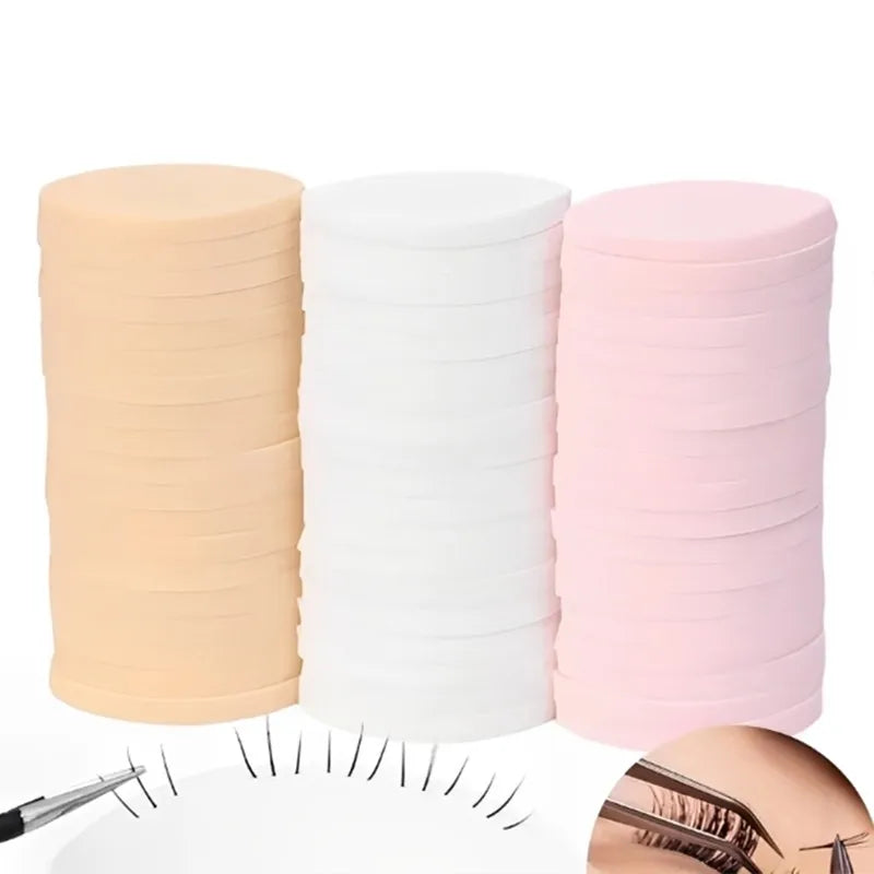10-50pcs Reusable False Eyelash Extension Sponge Pads - Beginner Makeup Supplies