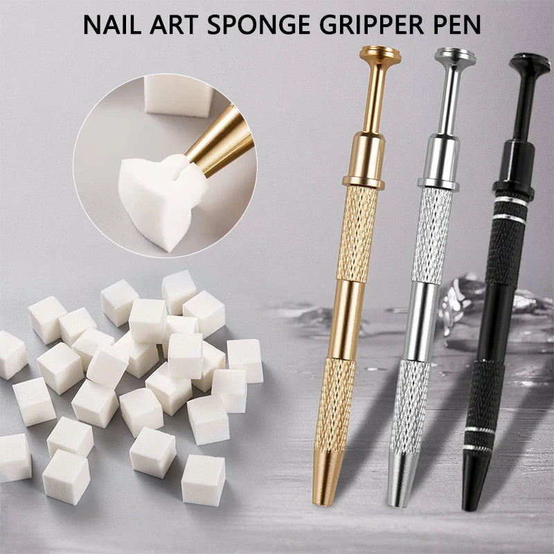 50/100pcs Gradient Nail Art Sponge Set Manicure DIY Nail Decor Tools