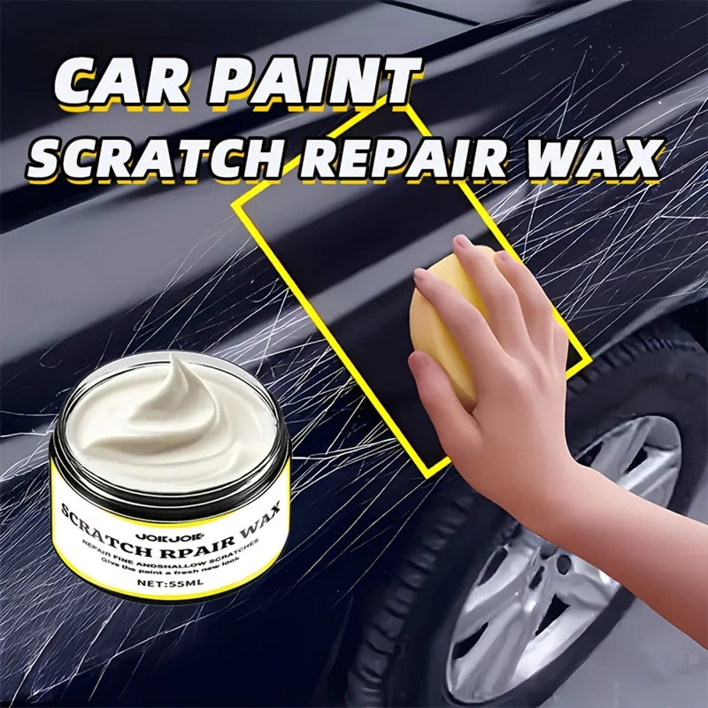 Car Scratch Repair Wax - Fast-Acting Paint & Plastic Restorer, No Buffing Needed