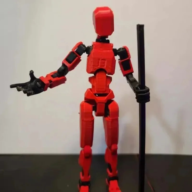 Multi-Jointed Action Figures Set - 3D Printed Titan 13 Series with Multiple Variants