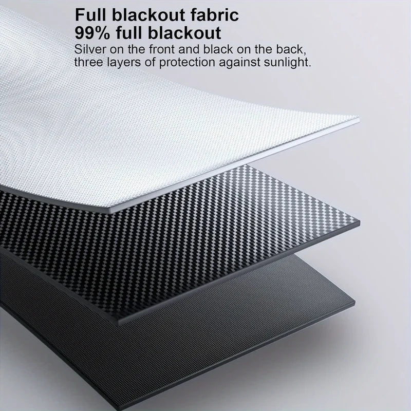 Blackout Roller Blinds with Suction Cups for Bathroom & Window Privacy - Multiple Colors