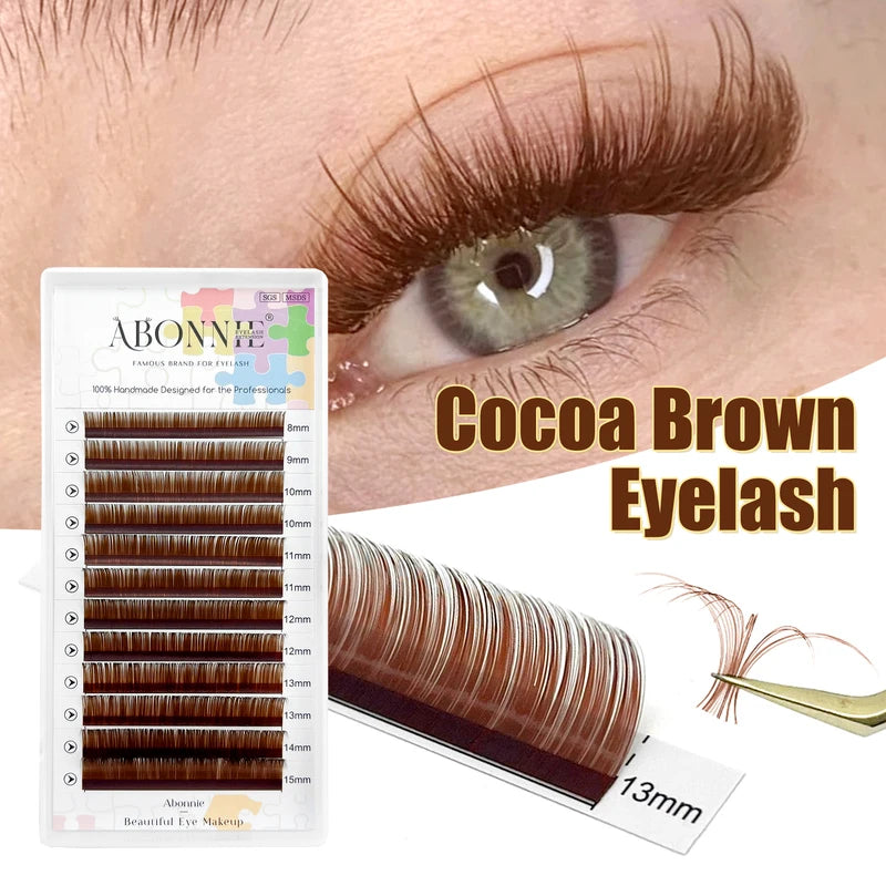 Colorful Mink Eyelash Extensions - Natural Soft False Lashes for Eye Makeup
