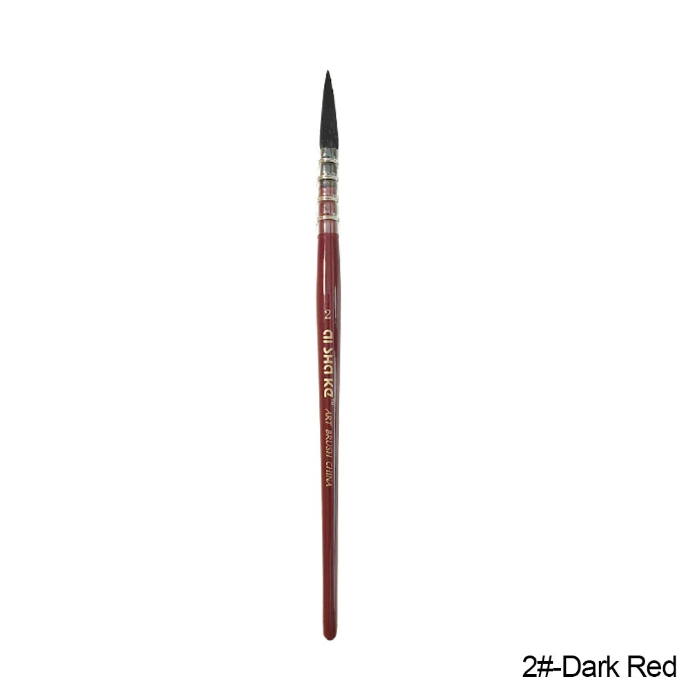 Professional Watercolor Paint Brush Set - Wooden Handles for Artists