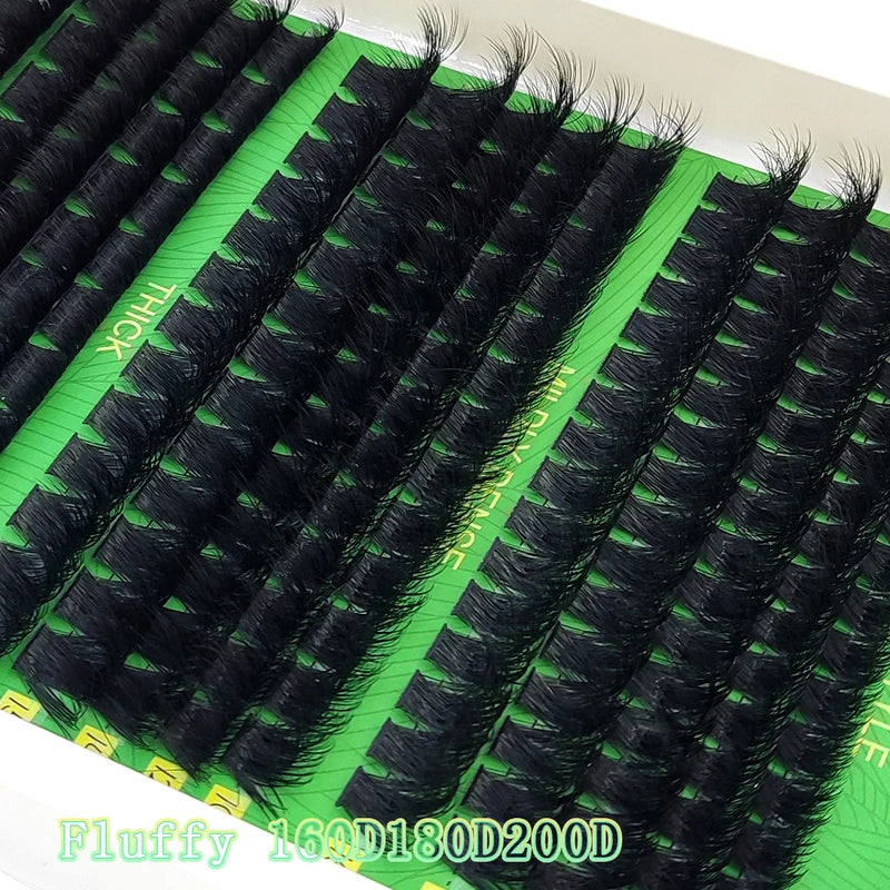 Fluffy Lash Clusters 10-16mm DIY Eyelash Extensions False Lashes Pack
