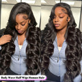Kinky Curly Human Hair Wig 250% Density Seamless Flip Over 3-in-1 Wear No Glue
