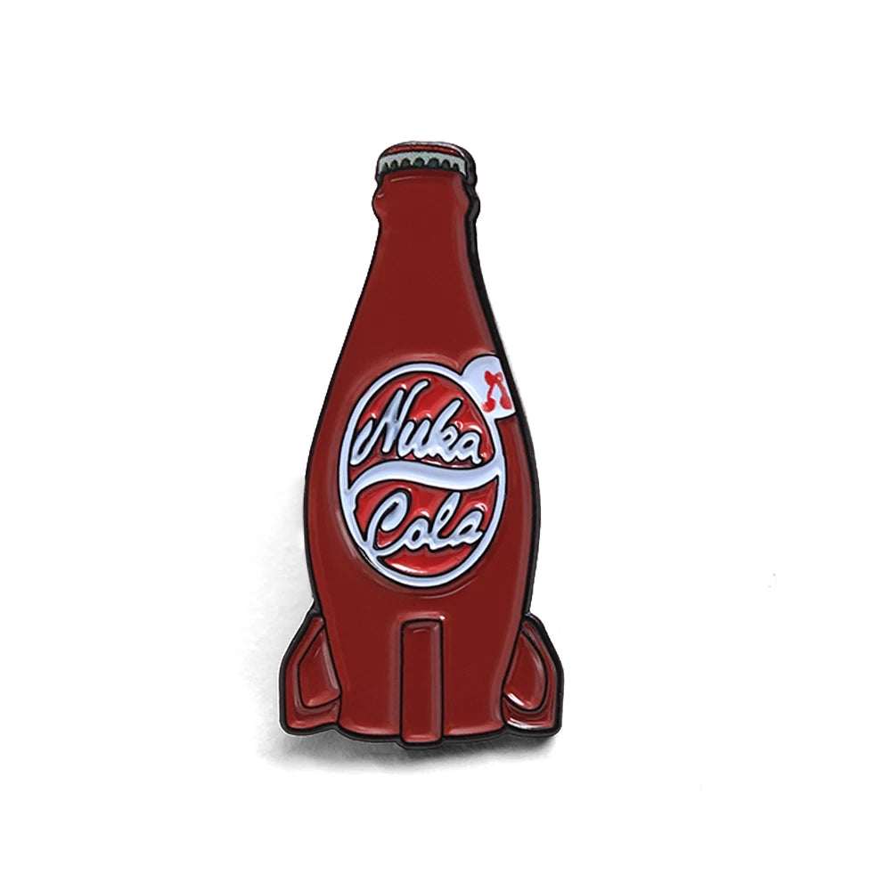 Game Elements Brooch Cola Logo Bottle Badge Enamel Pin Collectible Accessories