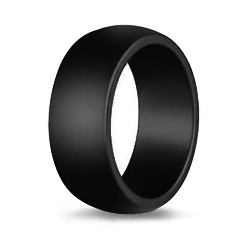 Sports Silicone Finger Rings for Men - Hypoallergenic Flexible Exercise Bands