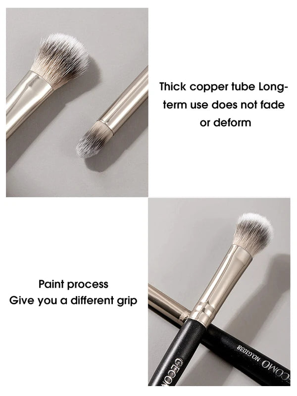 Double-Headed Eyeshadow Makeup Brush for Precise Eye Application Soft Hair