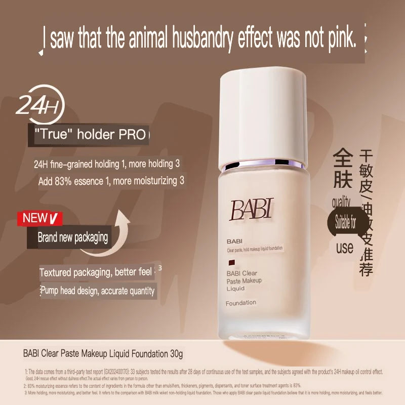 Hydrating Long-Lasting Foundation for Flawless Skin - Multiple Colors