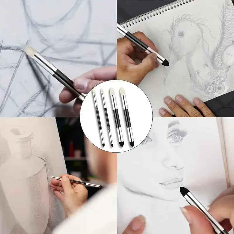 Dual-Headed Sketch Pens Set for Artists - Reusable & Washable Art Blending Tools