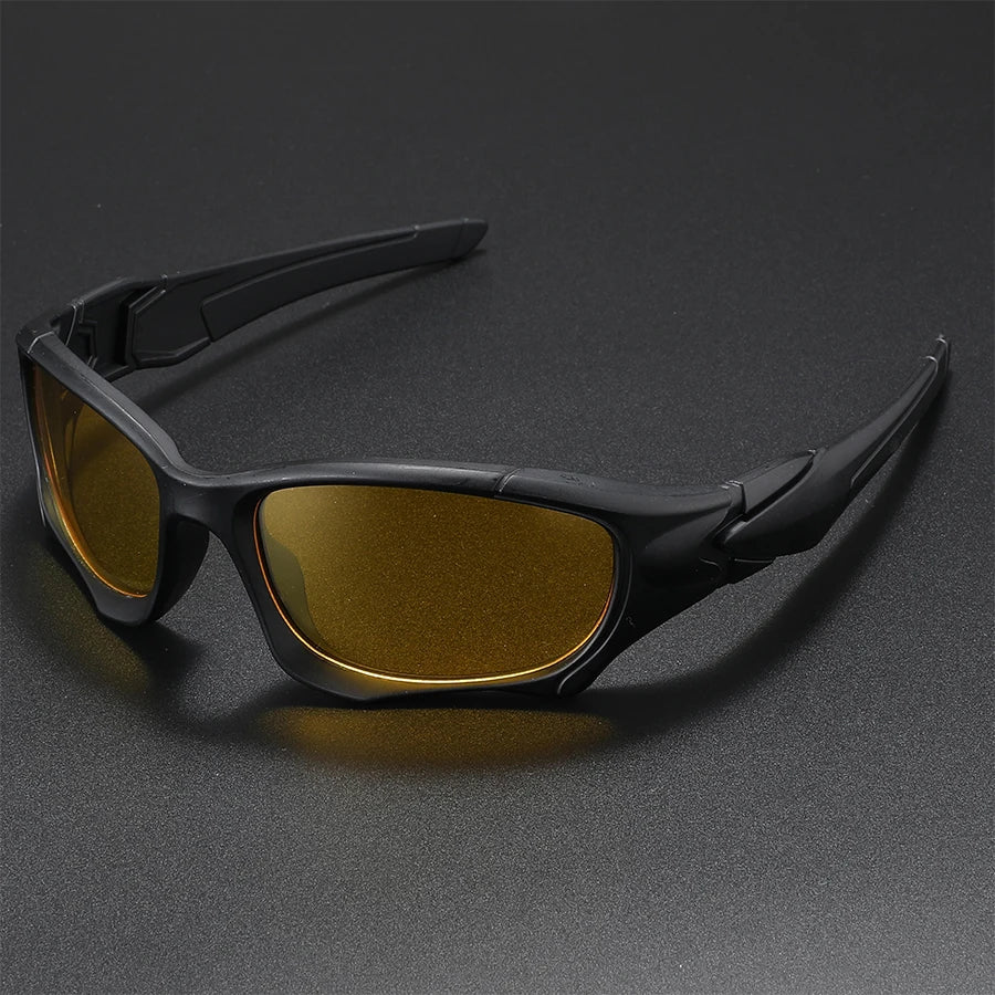 Outdoor Sports Polarized Sunglasses Men & Women Curve Frame Sun Glasses Stress-Resistant Lenses