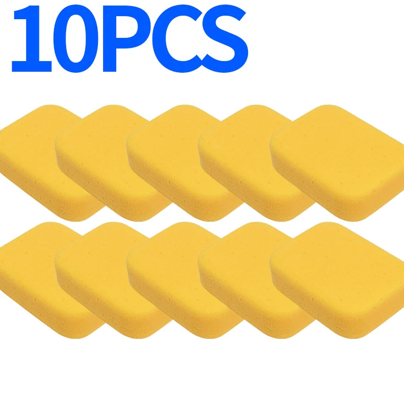 Car Wash Sponge Large Dense Foam Wax Applicator Pad Scratch-Free Cleaning Tool