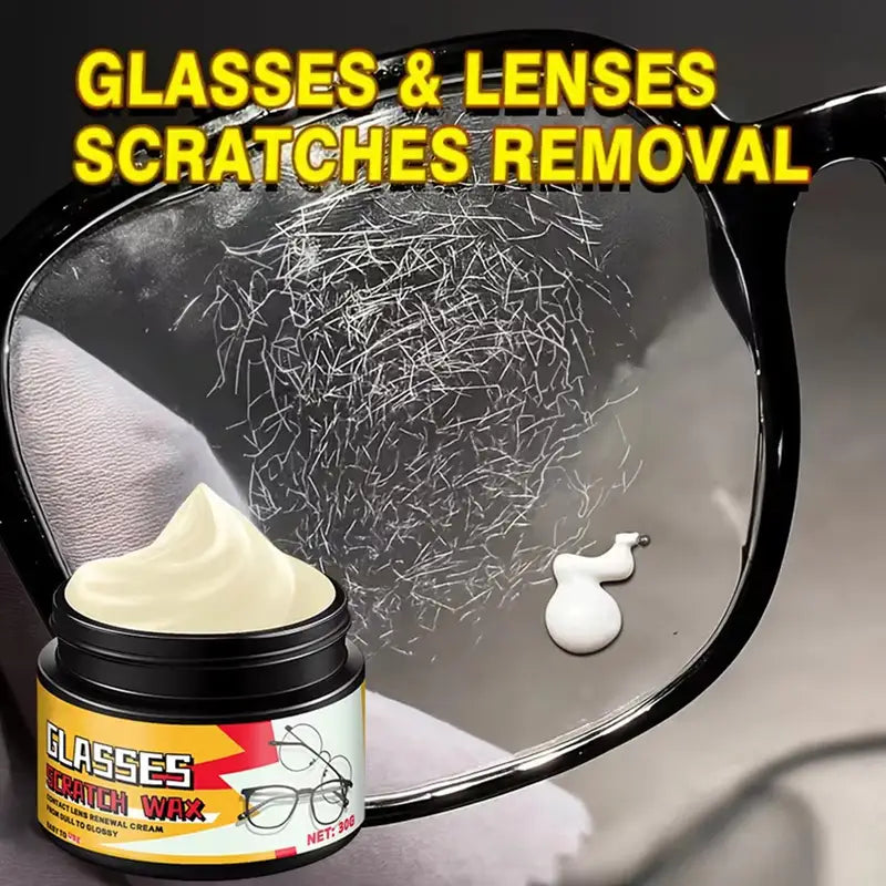 Eyeglass Scratch Remover Gel 30g - Lens & Screen Cleaner & Polisher