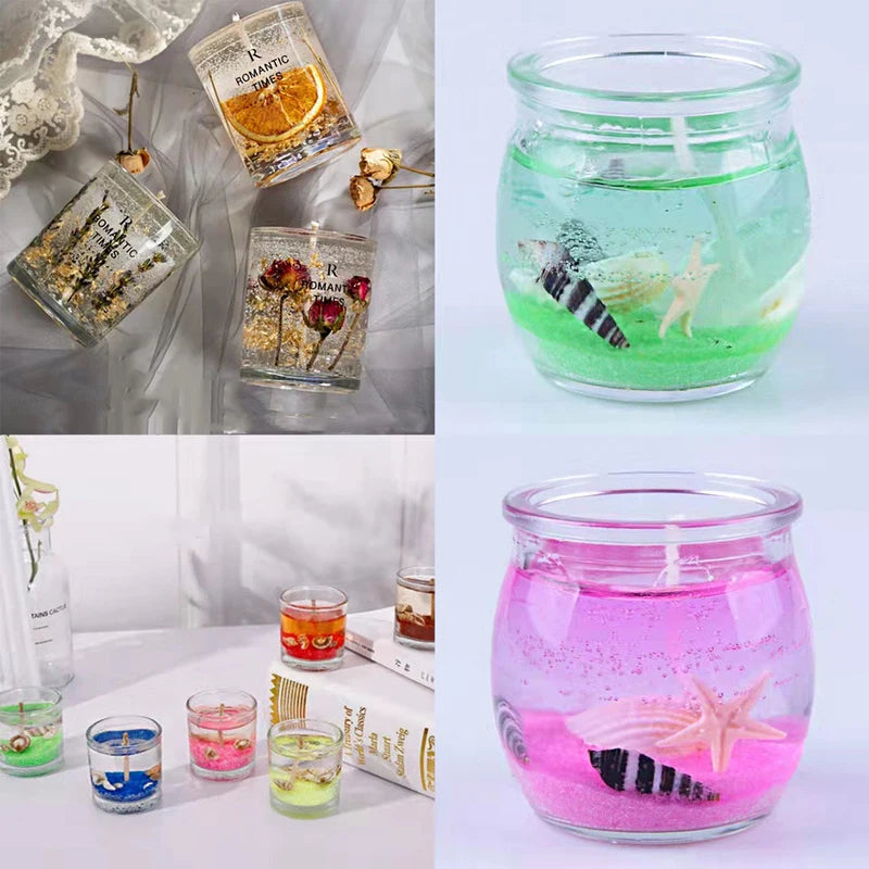 Colorful Jelly Wax for Candle Making 100G DIY Handmade Candle Supplies