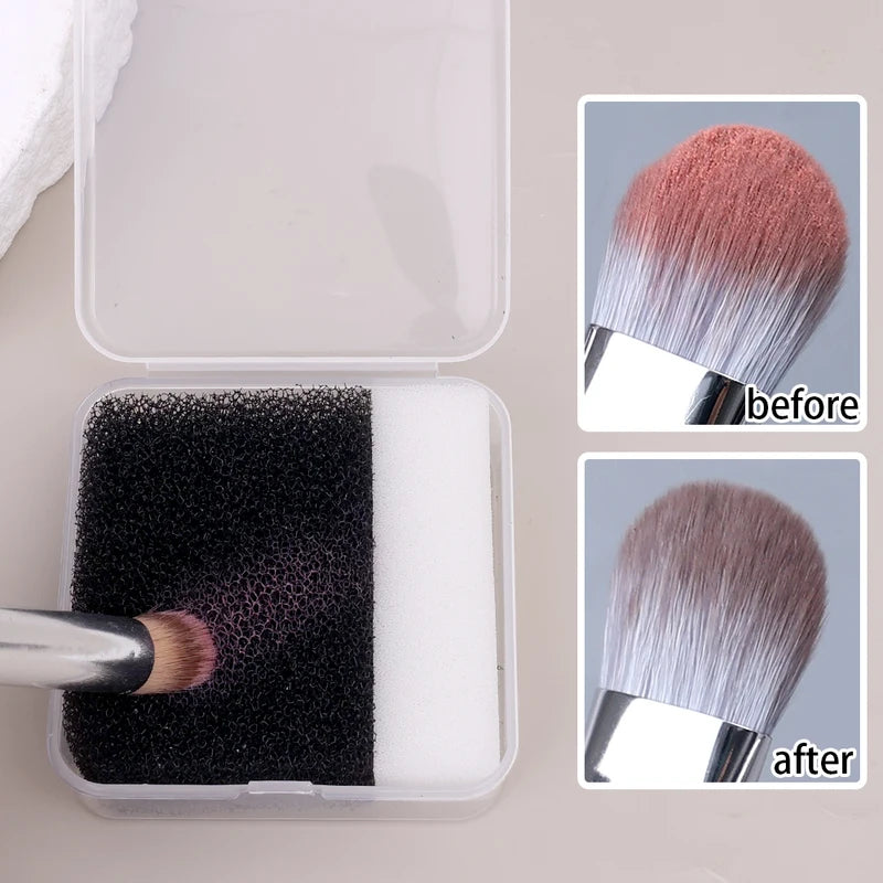 Makeup Brush Cleaner Box - Quick, Gentle & Hygienic Tool for Brushes