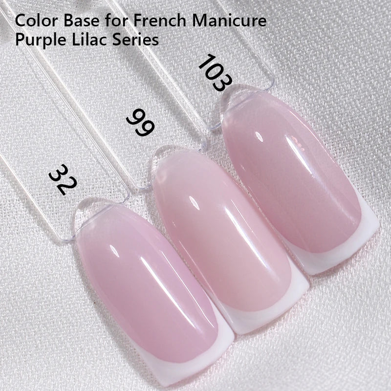 Milky Rose Rubber Gel Camouflage Nail Base Coat 10ml UV LED Nail Gel