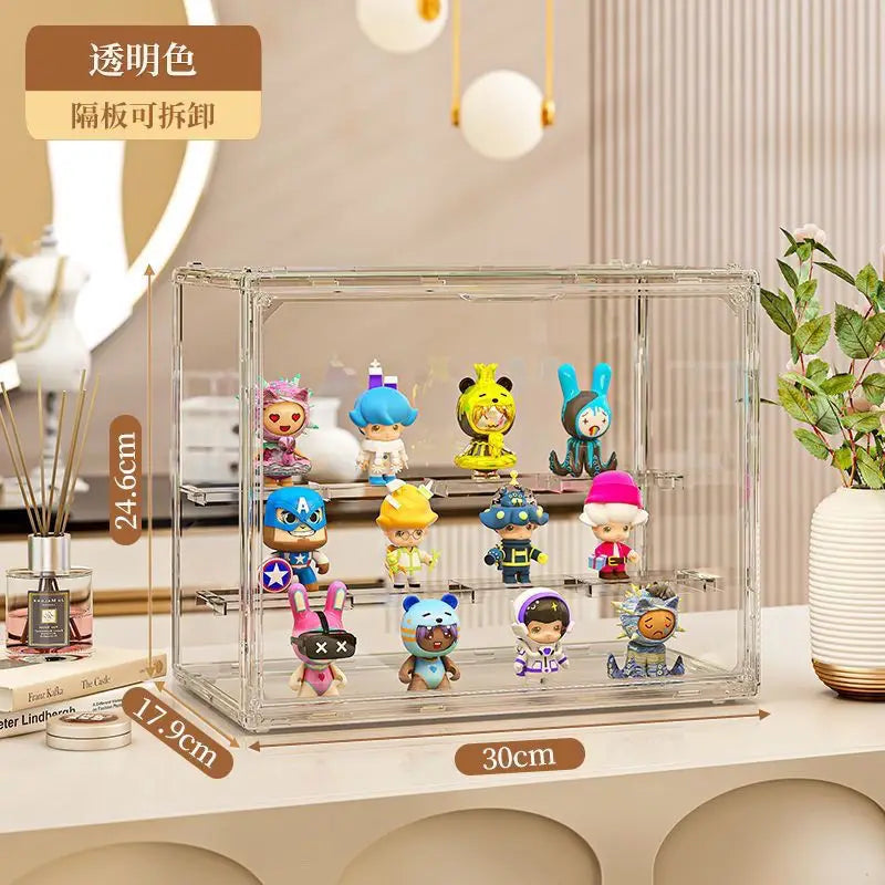 Large Capacity Acrylic Display Rack for Collectibles & Blind Boxes