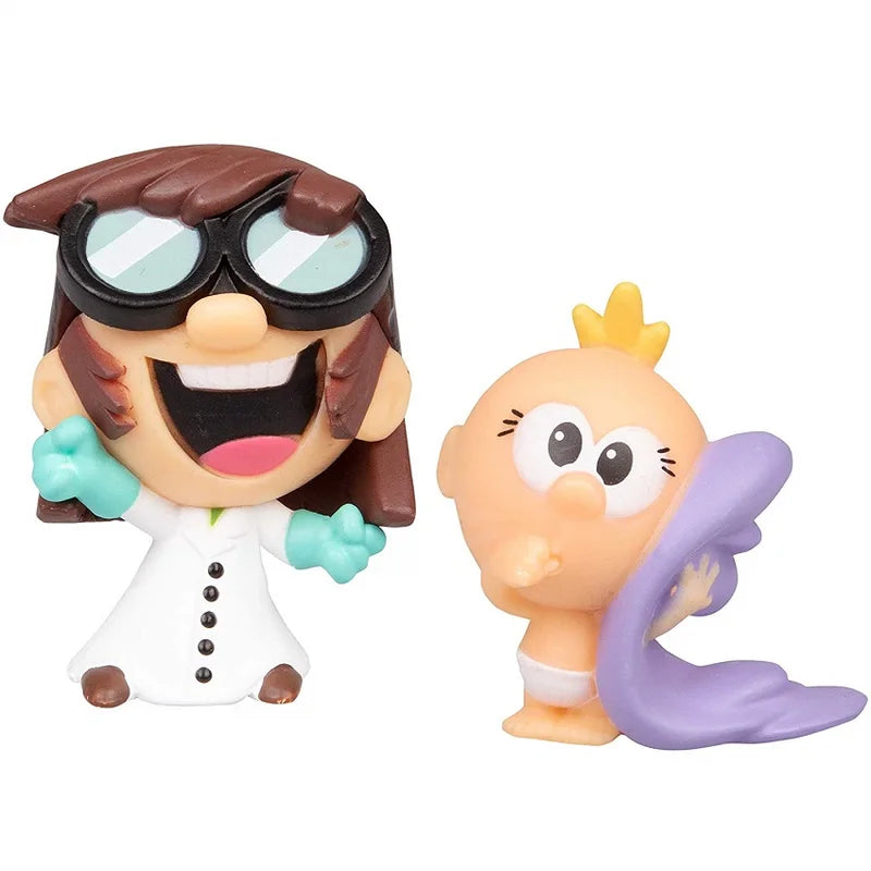 8pcs The Loud House Action Figures Set 5-8cm Collectible Toys