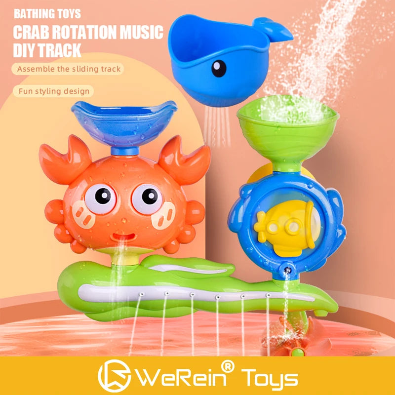 Children's Crab Bath Toy Water Play Toy for Kids 0-3 Years - Bathtub Fun