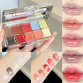 10-Color Lip Gloss and Lipstick Palette - Moisturizing & Long-Lasting Makeup Kit