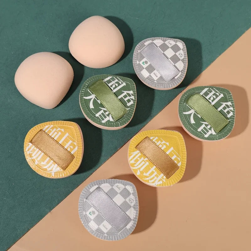 Mini Finger Cosmetic Puff Set for Foundation & Concealer - Soft & Precise Makeup Sponges