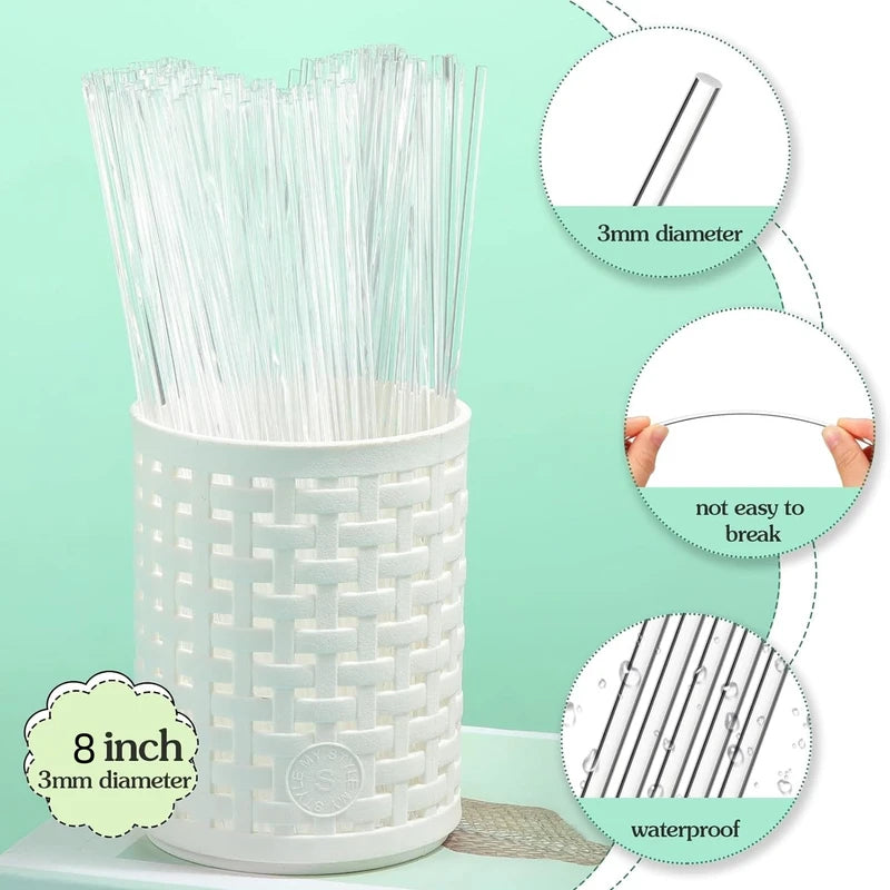 Acrylic Lollipop Sticks for Cake Pops and Desserts - Reusable Candy & Treat Picks