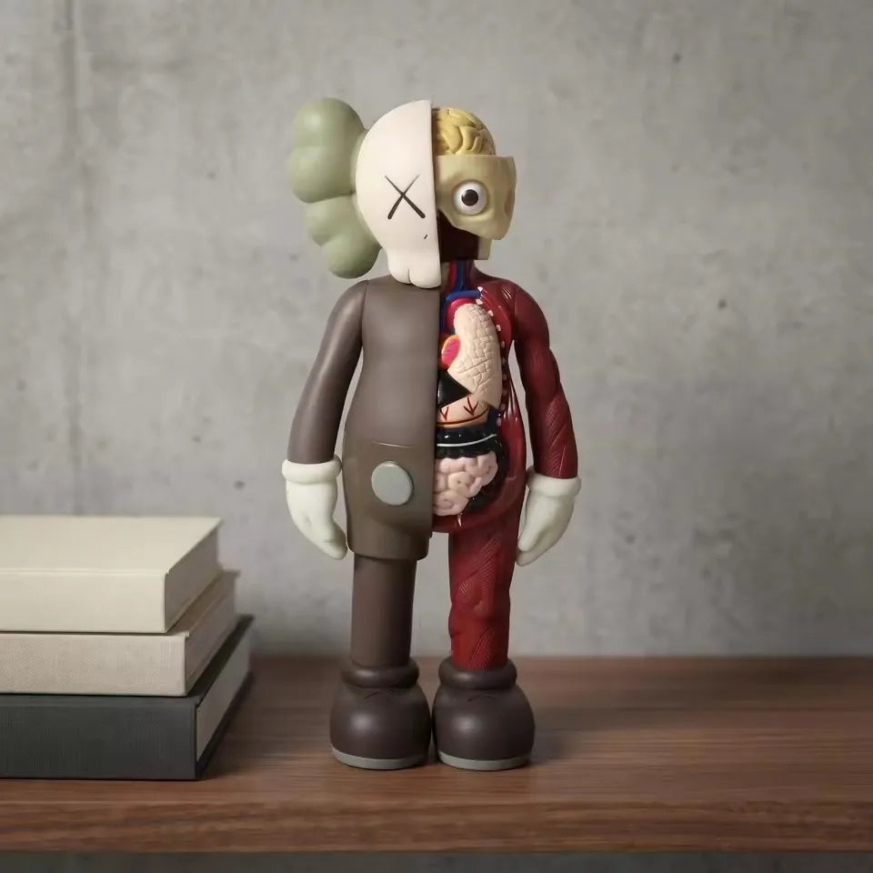 Violent Bear Action Figurine - Trendy Street Art Desk Sculpture, Living Room Decor, Gift