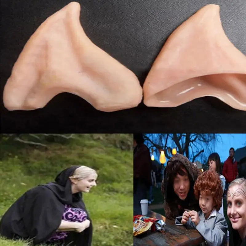 Elf Ear Prosthetic Accessories for Cosplay & Halloween Costume, Realistic & Comfortable