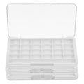 Refillable Eyeshadow Palette Organizer 24-Grid Makeup Storage Case - Travel Friendly