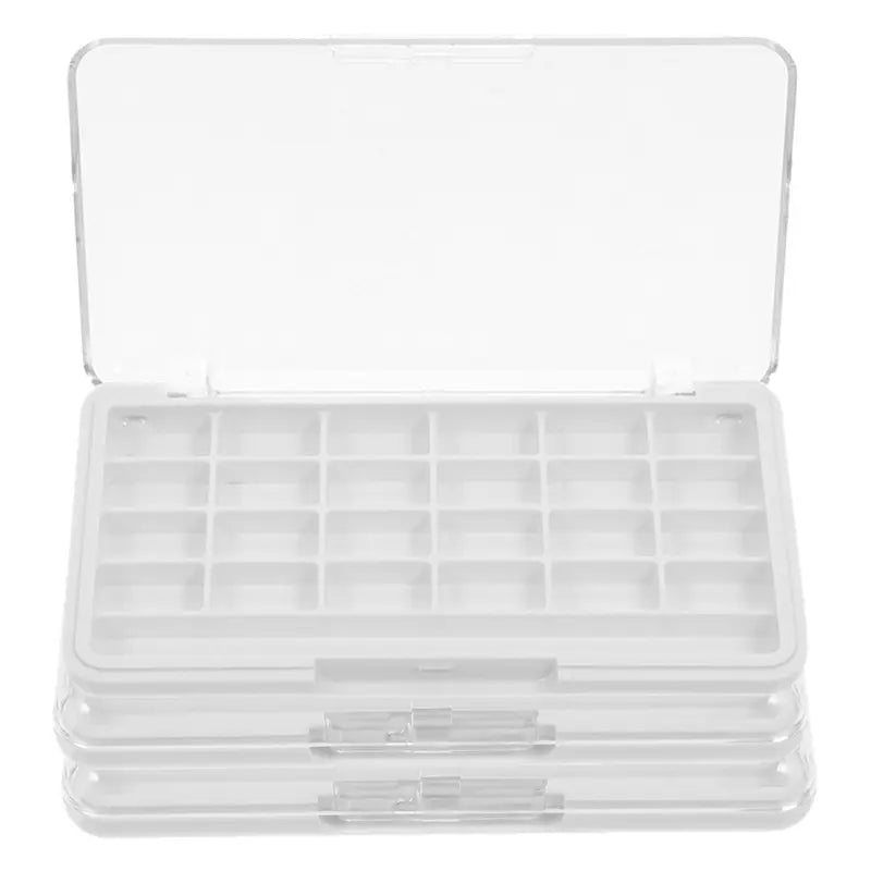 Refillable Eyeshadow Palette Organizer 24-Grid Makeup Storage Case - Travel Friendly