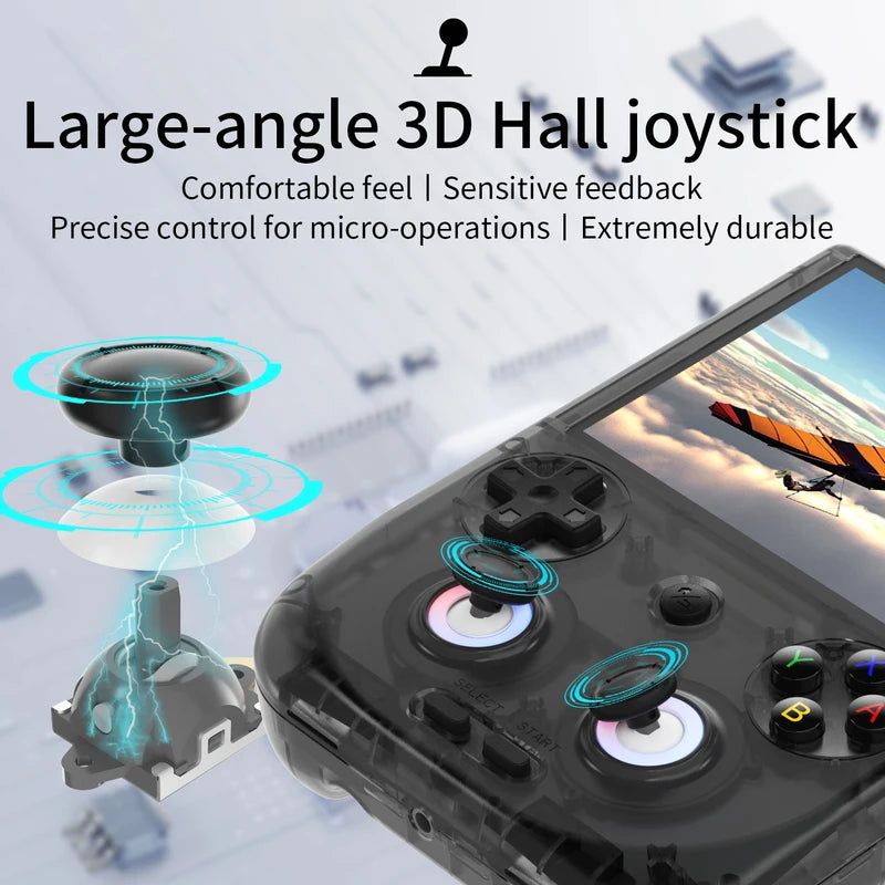 Retro Handheld Gaming Console with 4-Inch Touch Screen, WiFi, 5500mAh Battery