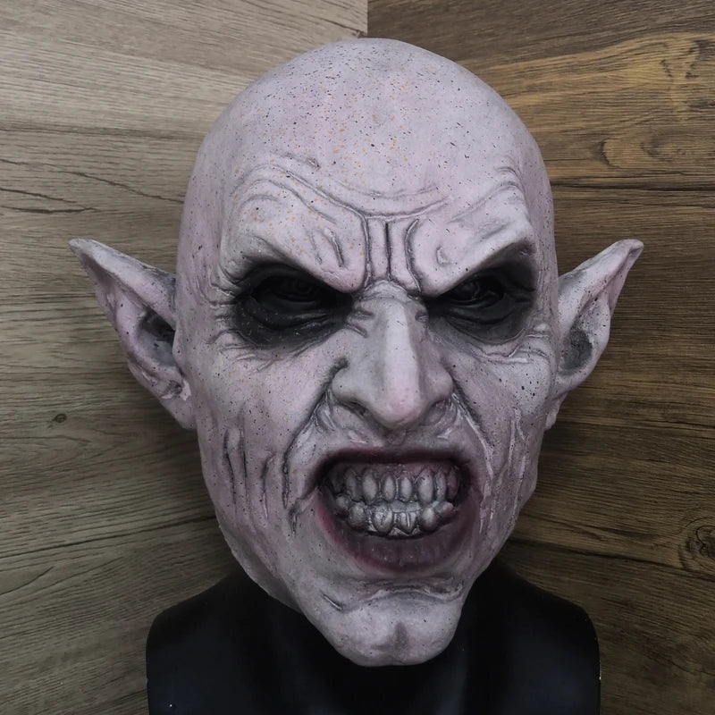 Nosferatu Vampire Latex Mask - Scary Halloween Costume Accessory
