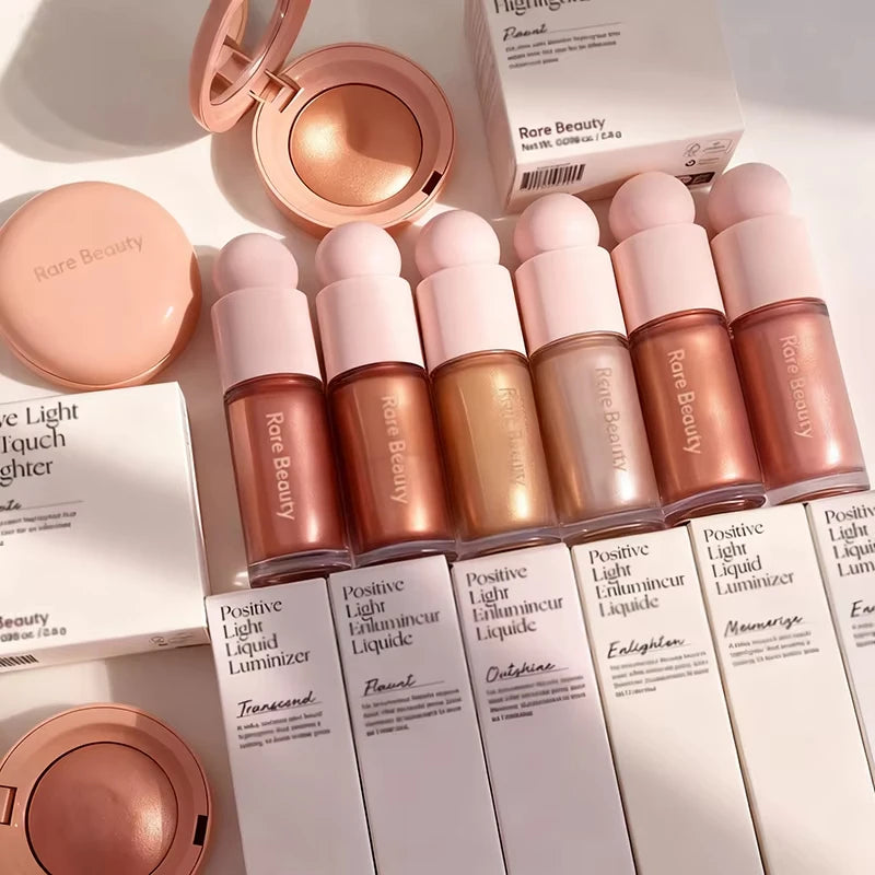 Liquid Blush and Luminizer Set for Face Makeup - Multiple Colors Included