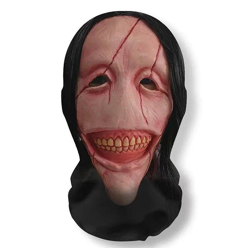 Halloween 3D Skull Face Mask Cosplay Prop Full Face Mesh Breathable Balaclava
