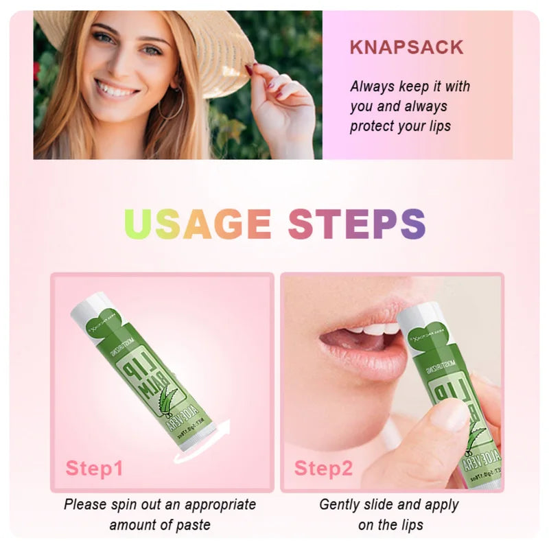 Moisturizing Lip Balm Set 48PCS with Flower Fragrance 5g Brightening Lip Color Gift