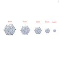 Magnetic Earring Clips Set - Non-Perforated Punk Zircon Jewelry for Men and Women