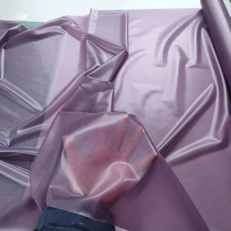 High Elastic Waterproof Latex Fabric for DIY Clothing - Multi-Color 1.1M Wide