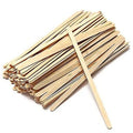 Disposable Wooden Coffee Stir Sticks 100PCS - Eco-Friendly Beverage Utensils