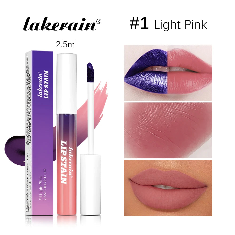 Long Lasting Waterproof Lip Stain Set - Peel Off Natural Lip Color, Transfer-Proof, 3 Colors