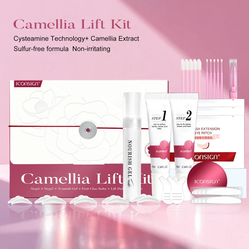 Semi-Permanent Eyelash Lift Kit for Brow & Lash Lamination Professional Eyelash Perm