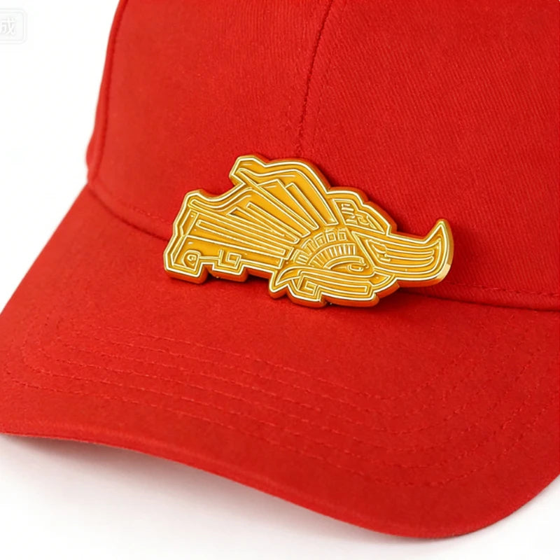 Vintage Aztec Eagle Golf Hat Clip Pin - Retro Party Jewelry Gift